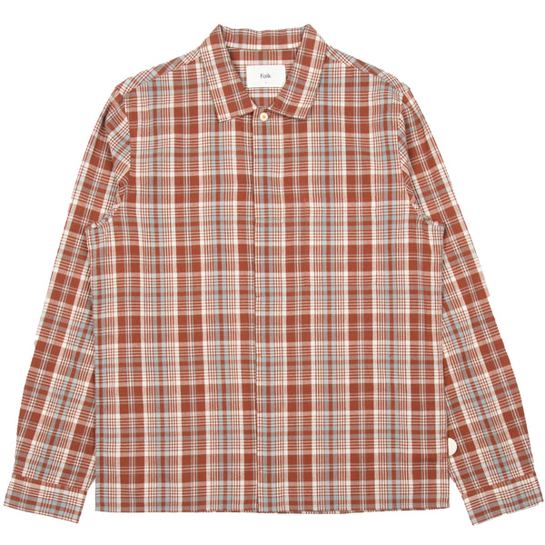 Patch Shirt - Rust Check