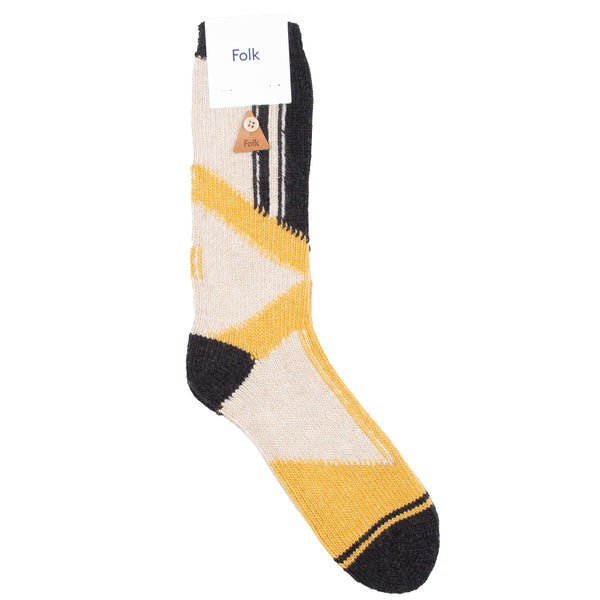 Wool Puzzle Sock - Amber Mix